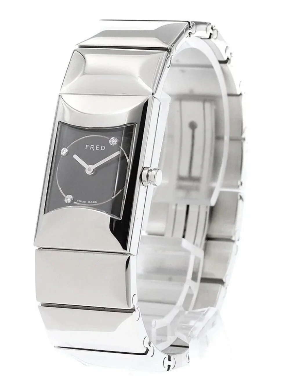 FRED R14-100 3P diamond black Dial Quartz Ladies Watch
